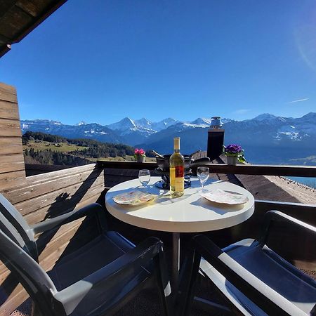 Chalet Lilo 2 Zimmer Top Mountain View Beatenberg Bagian luar foto